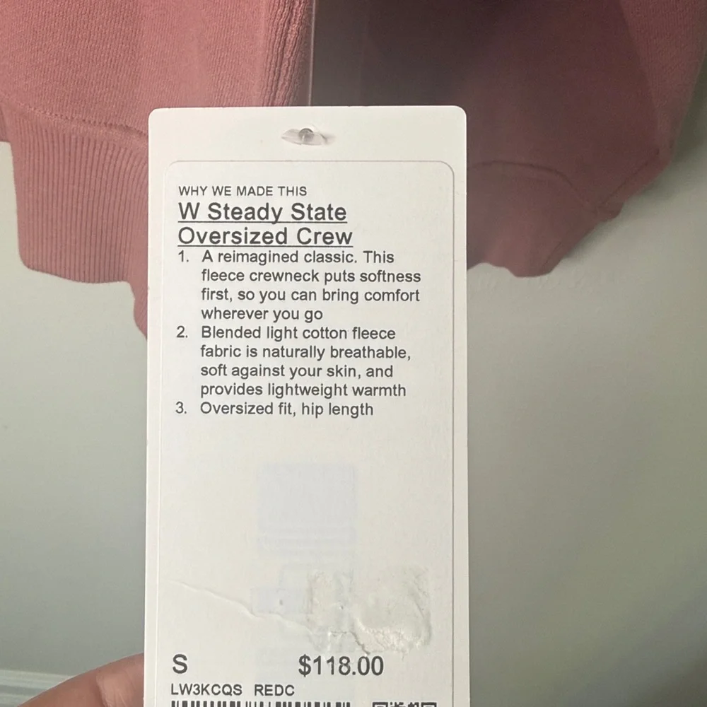 Lululemon W Steady State Oversized Crew - Picture 4 of 4